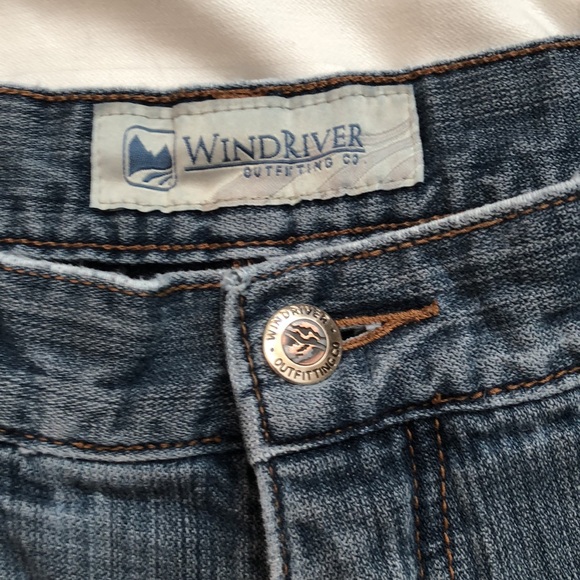WINDRIVER FLEECE LINED COLD WEATHER WARM RELAXED FIT SHORTENED JEANS 36x26  #054 - Picture 3 of 8